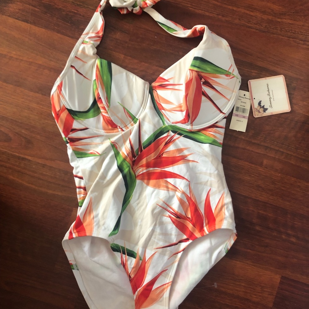 Tommy Bahama 34D one piece swimsuit NWT